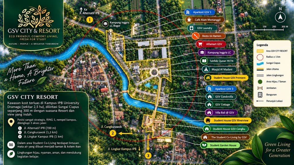GSV City Resort Map